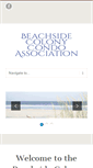Mobile Screenshot of beachsidecolonyhoa.com
